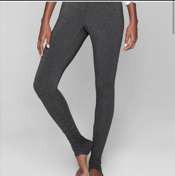 Athleta Leggings Restore Slim Ruched Leg High Rise - Picture 3 of 8